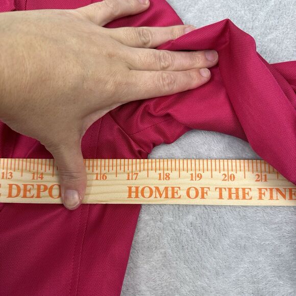 Vtg Talbots Silk Blend Blazer Women 4P Hot Pink Gem Button Career Old Money Chic - Picture 11 of 16